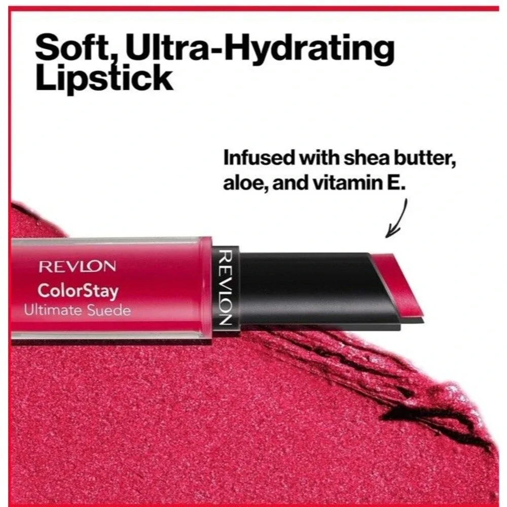 REVLON ColorStay Ultimate Suede Lipstick 050 COUTURE, factory sealed